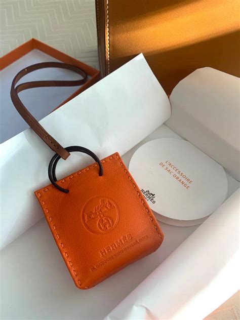 hermes bag charm set